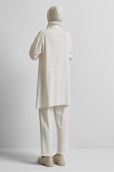 Alvina Pants Viscos Linen Suit 45613