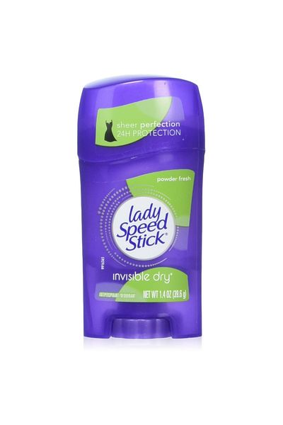 Mennen Lady Speed Stick Deodorant Anti-Perspirant Powder Fresh Invisible Dry 1.4 oz