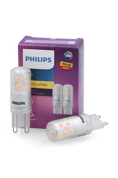 Generic Philips 2-Piece Dimmable G9 LED Capsule Warm White