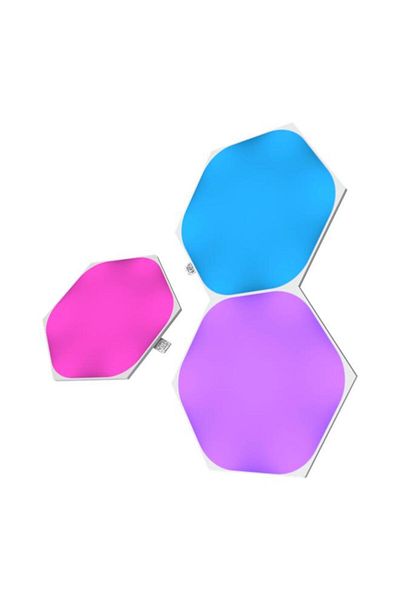 Generic Nanoleaf 3-Piece Hexagon Shapes Expansion Light Panel Kit Multicolor NL42-0001HX-3PK