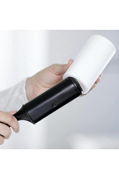 Generic Scotch Brite 30-Sheet Mini Lint Roller Black and White