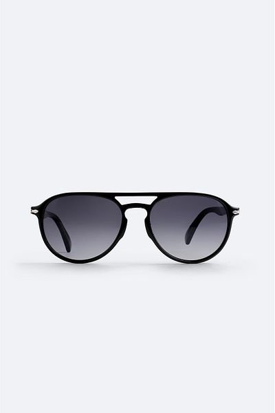 Avva Men's Black Polarized Sunglasses A51Y8808