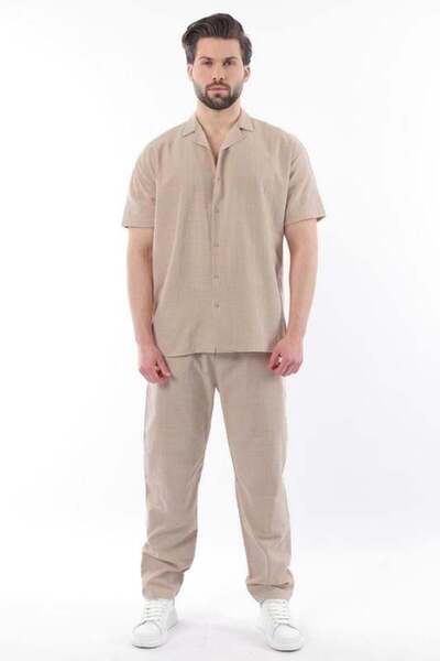 Madmext Mink over Fit Men's Shirt Suit E7303