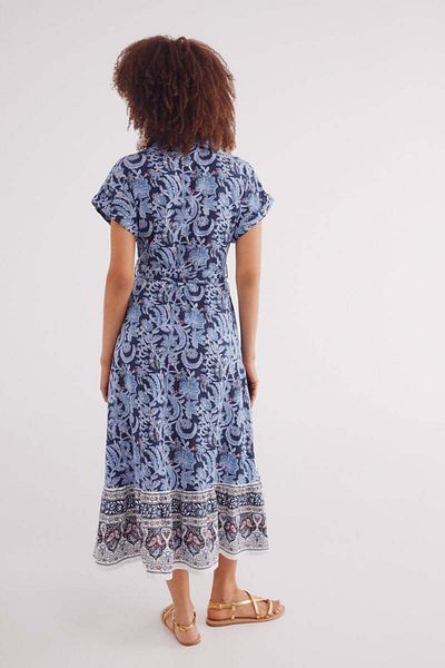 Springfield Shirt dress with a border hem it