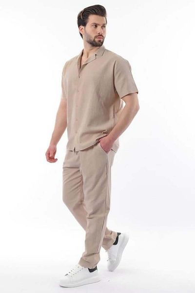 Madmext Mink over Fit Men's Shirt Suit E7303