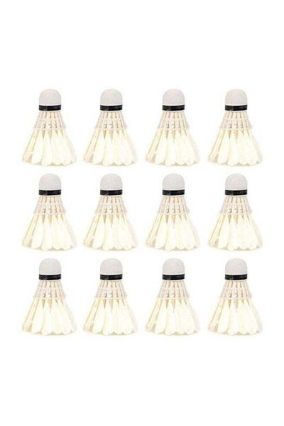 Generic 12-Piece Premium Feather Shuttlecock Set