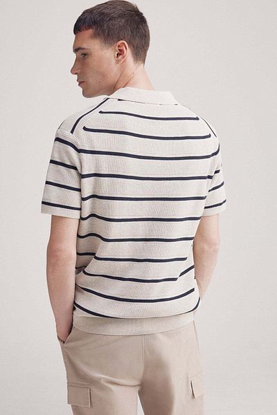 Springfield short sleeve jersey with resort neck structure