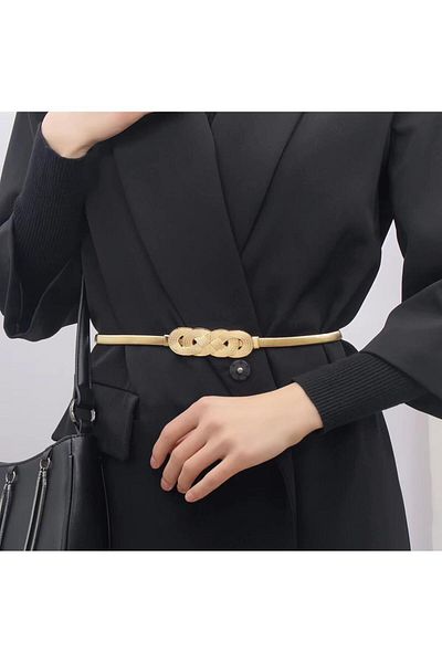 Descoin İtal Spring Women's Belt,Shirt Belt,Coat Belt,Pantalon Belt,Evening Dress Belt