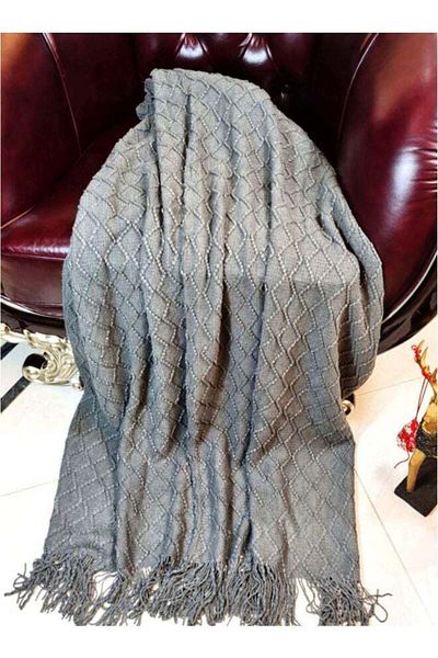 Generic Beauenty Sofa Blanket Combination Grey 127x173cm