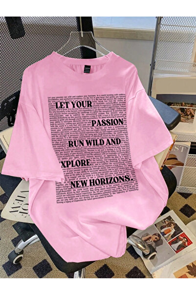 COHERENT Unisex Ανδρικά/Γυναικεία LET Προσαρμοσμένα εμπριμέ βαμβακερά μπλουζά...