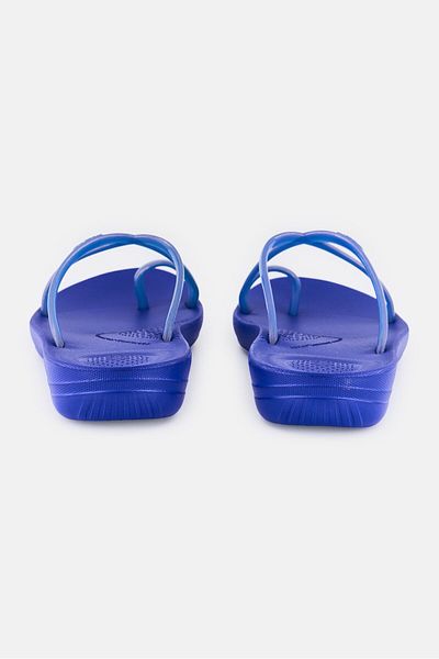 Fitflop Women Iqushion Wave Slip On Slipper, Indigo