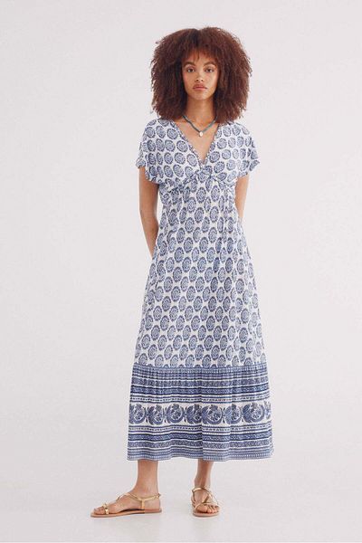 Springfield Boho print midi dress