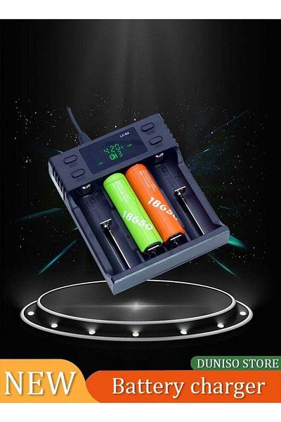 Generic LiitoKala Intelligent USB Four Slot Quick Battery Charger for Li-Ion/Ni-MH/Ni-Cd/IMR/LFP Batteries