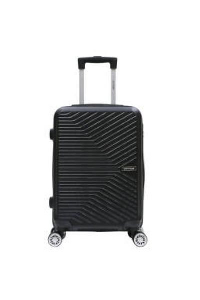Generic STARGOLD ABS Hardside 20-Inch Cabin Suitcase with 360° Spinner Wheels & Lock – Elegant Black