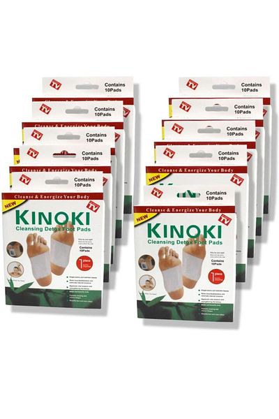 HOZRO Set de 100 de plasturi de detoxifiere Kinoki HOZRO