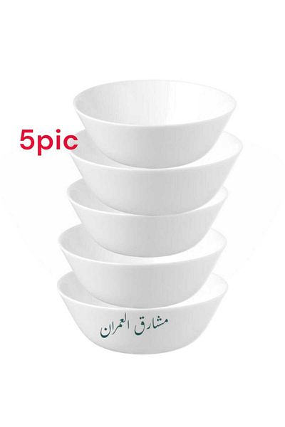 IKEA Bowl, white, 15 cm, 5 pieces