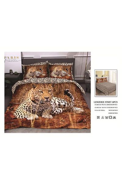 CHIRASO CHIRASO Bedding Set, FINET, 6 Pieces, Bed Sheet 245x250, Quilt 200x230, 4 Pillowcases