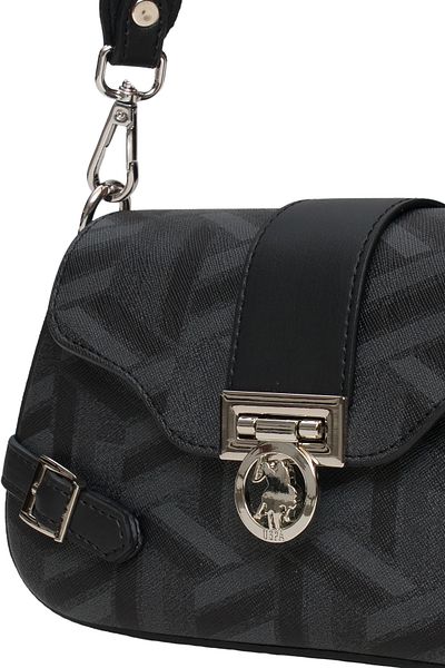 U.S. Polo Assn. Black Women's Shoulder Bag Us25512