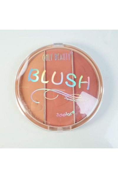 Genrics Only Beauty Blush 3-Color Makeup Set for Flawless Beauty (01)