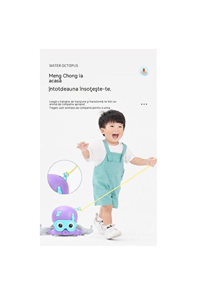 OEM Jucărie de baie, Caracatiță, Mov/Gri