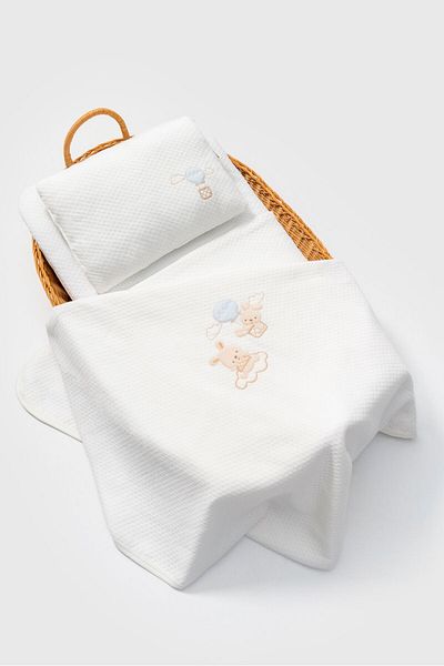 Bebitof Cute Balloon Rabbit Pattern 0-24 Months 3 Piece Diaper Changing Set