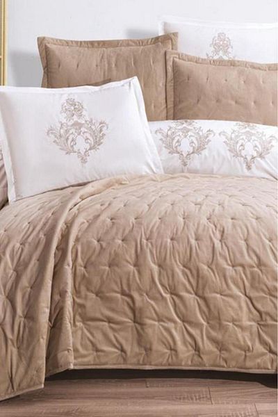 Çeyiz Diyarı Dowry Land La Donna 10 Piece Dowry Set Cappucino