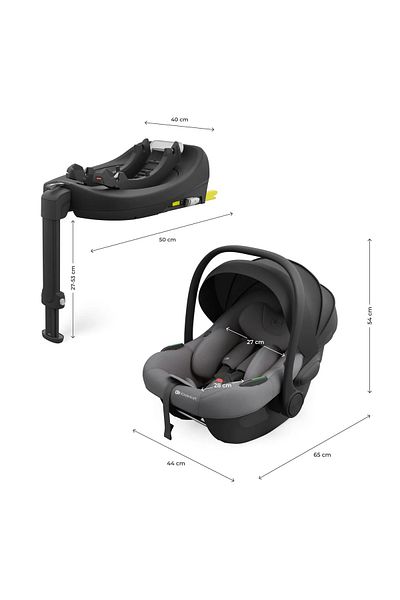 Kinderkraft SCOICA AUTO KINDERKRAFT I-LITE CU BAZA ENDURA SAFE FX GREY
