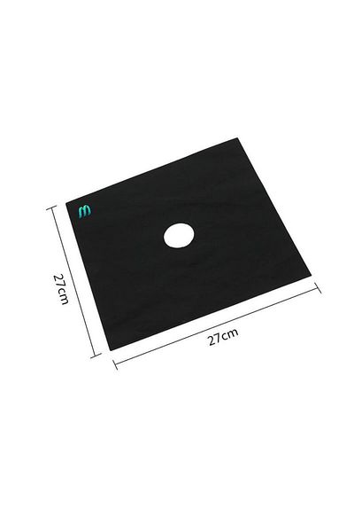 OEM Set de 4 folii de protecție reutilizabile pentru plită sau aragaz, negre