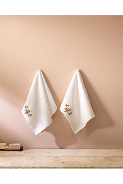 Madame Coco Дороті Накішлі 100% бавовна 2-х рушники для рук - білі - 30x45 см