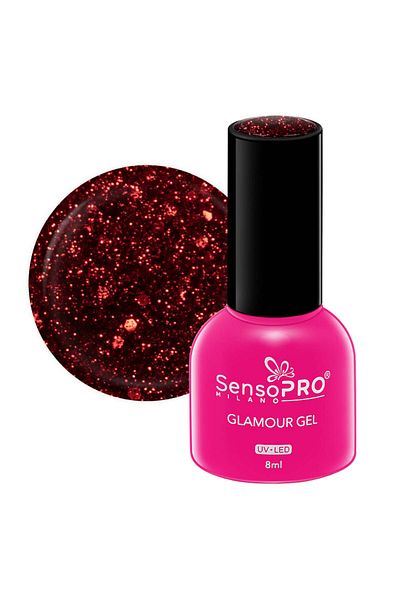 SensoPRO Milano Oja Gel Semipermanentă Glamour 8ml, Glory Odyssey #117