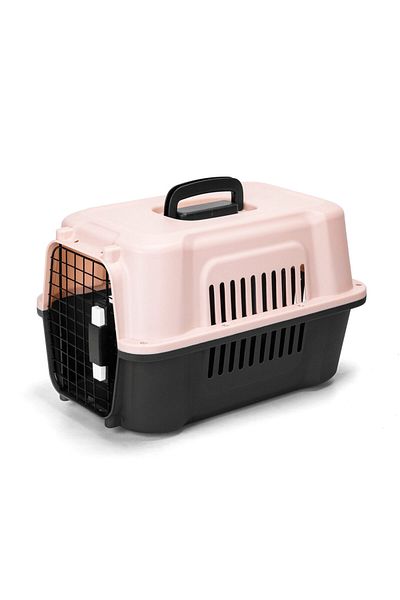 Sofia Concept SCP House Animal Transport Cage, Sofia CONCEPT®, Metal Door, Premium, 58x37x37cm, Pink Flamengo