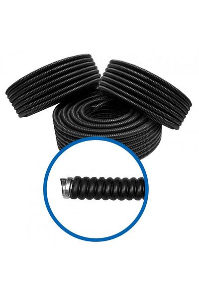 OEM Copex metalic cu izolație PVC, ignifug, 14 mm, pentru instalații electrice, rolă 50 m