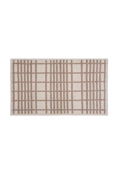 Evidea Soft Roger 2-Piece Bath Mat - Ecru / Beige - 60X100 cm + 50X60 cm