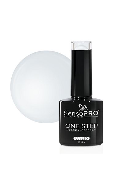 SensoPRO Milano Oja semipermanentă SensoPRO Milano One Step 10ml, Alb Lăptos #076
