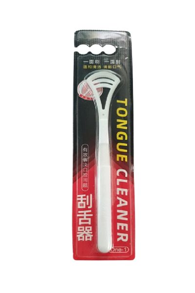 Generic Reusable Tongue Cleaner Brush, Mouth and Tongue Scraper
