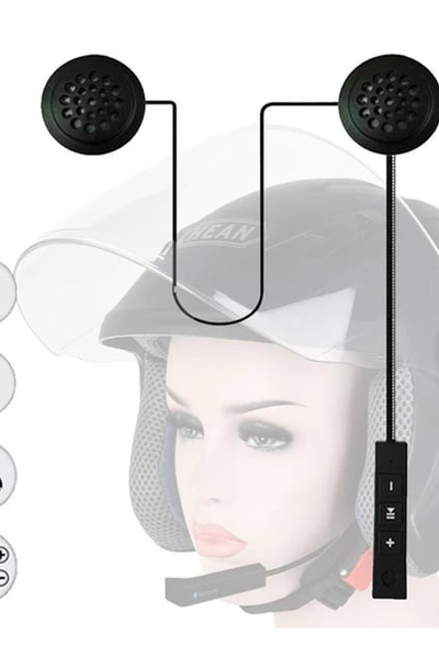 CİYU TİCARET bluetooth uyumlu 5.0 kablosuz kask kulaklık motosiklet kask inte...