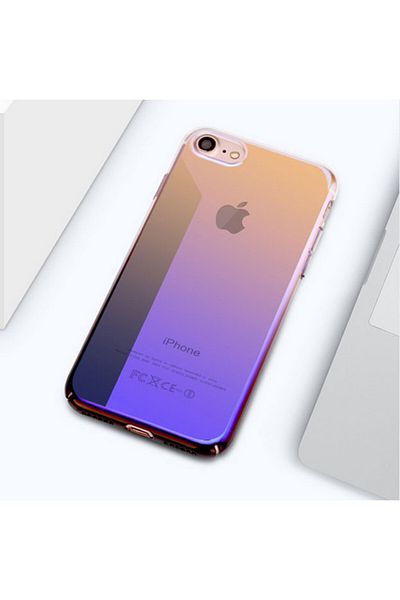 OEM Husa pentru iPhone 6/6S oferă protecție ultra-subțire - Blue Chameleon + Folie