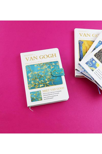 Gift Moda Van Gogh Design B6 112 Sheets Notebook Bm-1719