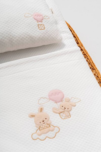 Bebitof Cute Balloon Rabbit Pattern 0-24 Months 3 Piece Diaper Changing Set