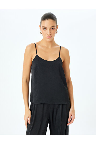 Koton Thin Straps Satin Tank Top