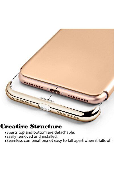 Gold Η θήκη για iPhone 7 Plus προσφέρει προστασία 3 σε 1. Εξαιρετικά λεπτή - ...