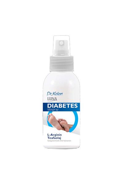 Dr. Kelen Spray Diabets pentru picioare diabetice, Luna, cu actiune reparatoare, hidratanta si hranitoare, Dr.