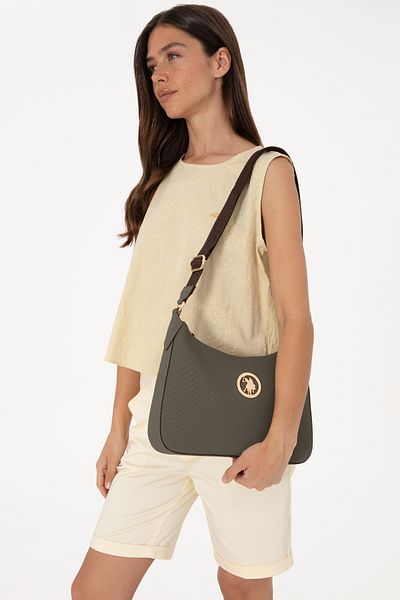 U.S. Polo Assn. Women's Light Khaki Shoulder Bag 50293684-Vr183