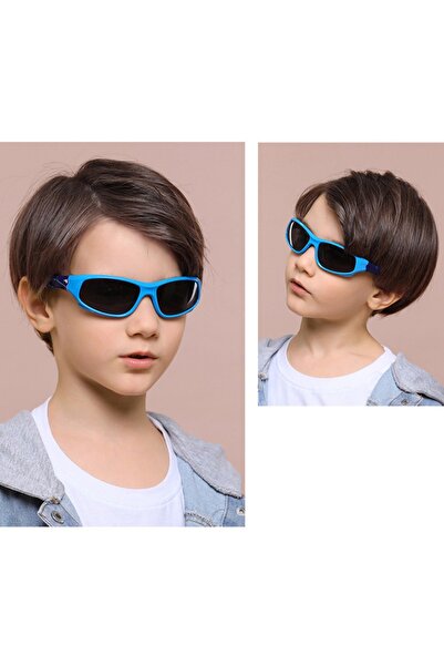 SKYDDAR INNOVATION Children's Sunglasses 3-8 Years, UV Protection, Polarized, Skyddar Kido 816 - White Orange