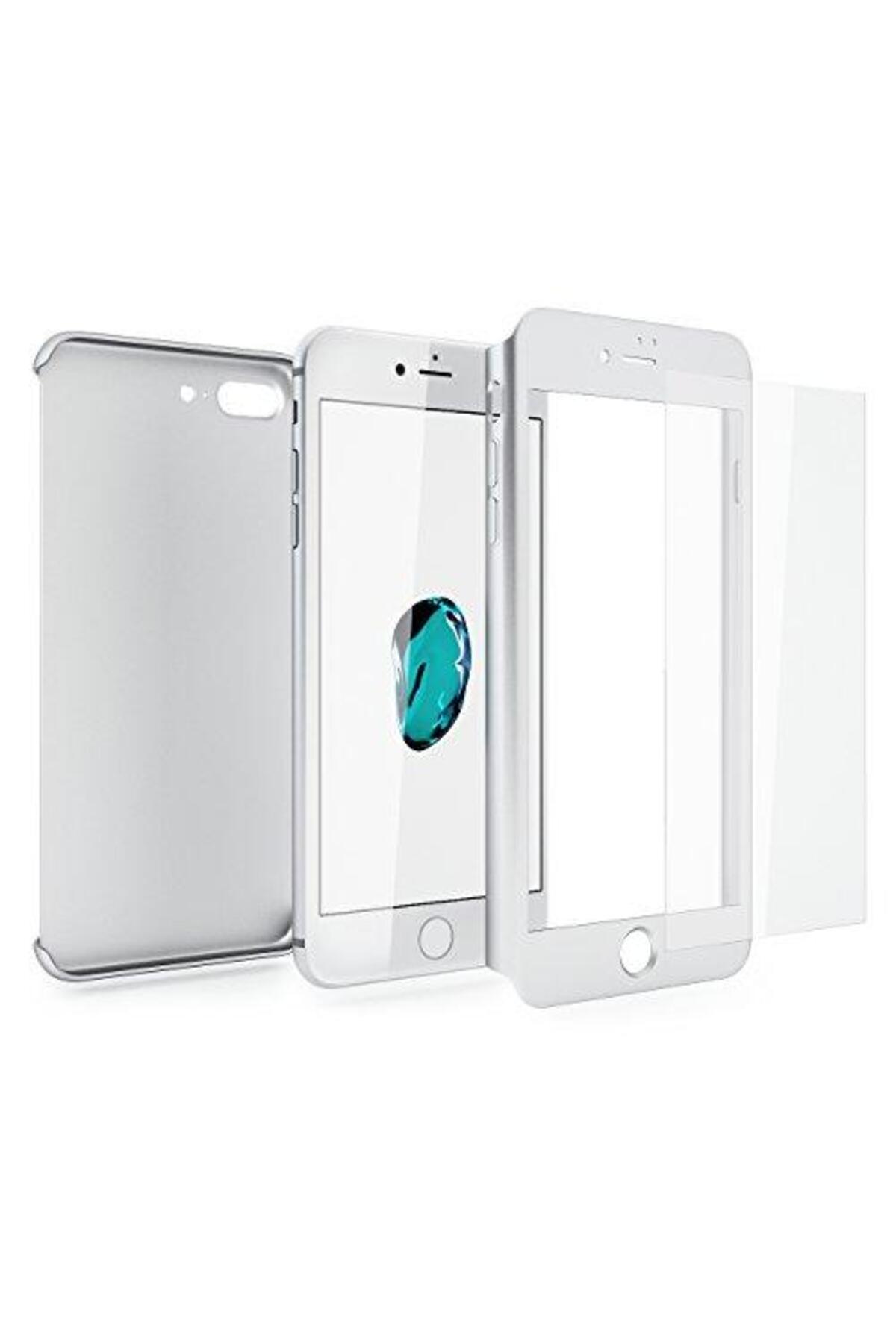 OEM Carcasă MyStyle Fullbody argintie pentru Apple iPhone 7, acoperire comple...