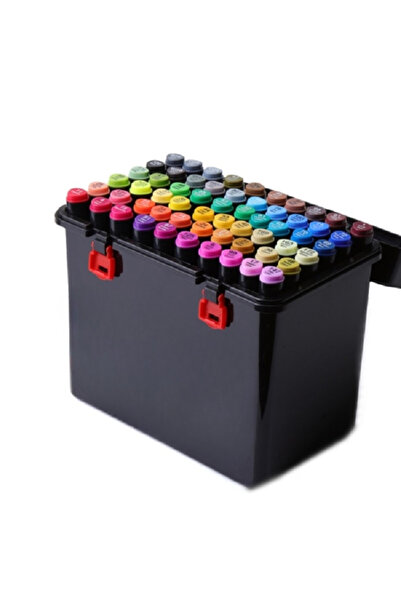 OEM Σετ 60 πολύχρωμων μαρκαδόρων, με δύο άκρες, eR D L