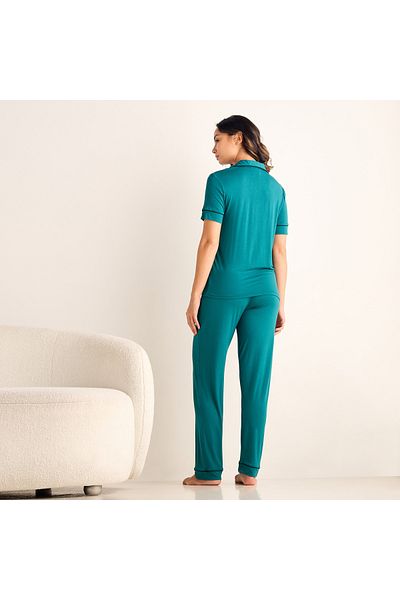 Aadaraya Piping Detail Pyjama Set
