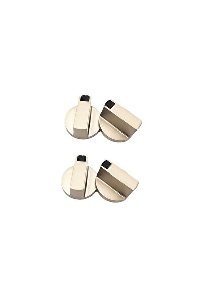 OEM Set de 4 butoane universale pentru aragaz, aliaj de zinc, 6 mm, 39 mm * 18 mm