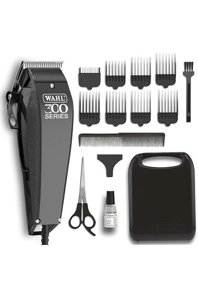Wahl Home Pro 300 Series Hair Cutting Kit, Corded Hair Clipper Kit For Mens Grooming, 8 Comb Attachm