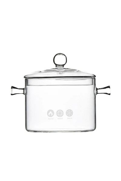 OEM Glass Cooking Pot, 2000ml